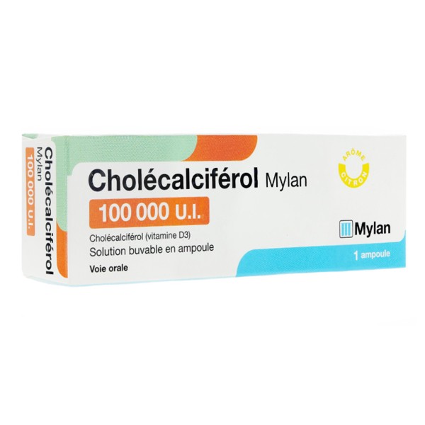 Cholecalfiferol Mylan U I Ampoule Carence En Vitamine D