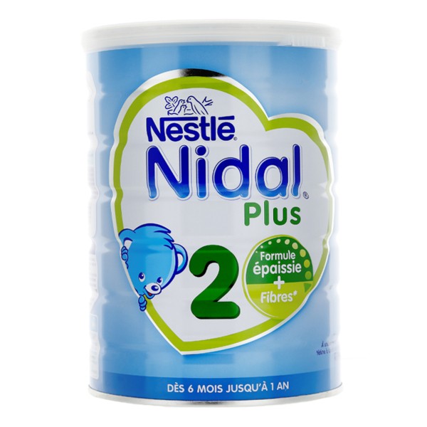 Nestle Nidal Plus Lait Infantile 2eme Age Formule Epaissie