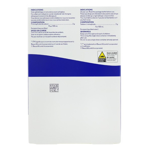 Ophtacalm 2 Collyre Anti Allergique Pour Conjonctivite 10 Unidoses