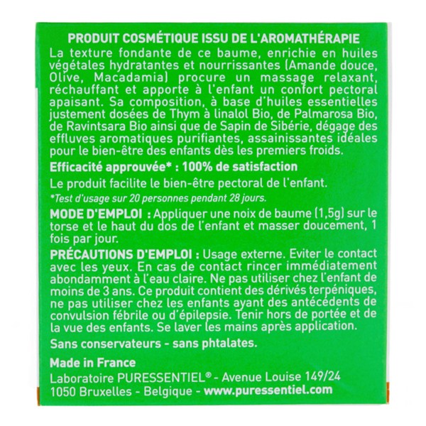 Puressentiel Resp Ok Baume De Massage Pectoral Enfant