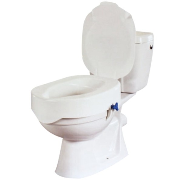 Rehausse WC Contact Plus Néo avec couvercle pour faciliter l'accès