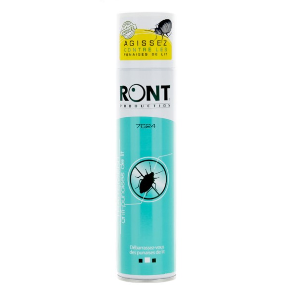 Spray anti Punaises de lit traitement Ront - Sans odeur, ne tache pas