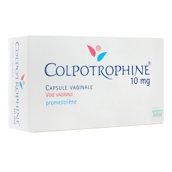 Colpotrophine 10mg capsules vaginales - sécheresse vaginale - Ménopause