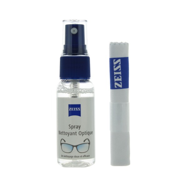Kit anti-buée ZEISS : Spray anti-buée ZEISS et chiffon anti-buée