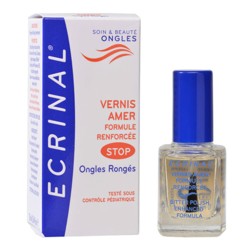 Vernis Ecrinal produit amer pour ongles