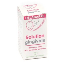 Delabarre Gel gingival - Premières dents de bébé - Poussée dentaire