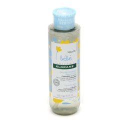 Klorane - Lingettes nettoyantes douces pour le corps au Calendula apaisant  - Bébé - Peau normale à sèche 70 u