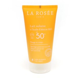 La Rosée Lait Solaire à l'Huile d'Abricot Bio SPF50+ 150ml