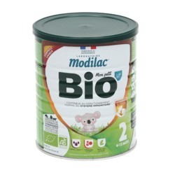 MODILAC Bio Lait 2, bio, croissance, développement, éveil bébé, nutrition