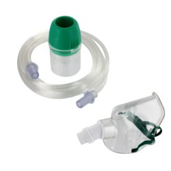 Inhalateur Nébuliseur Compact à Compresseur Embout Buccal Nasal Masque