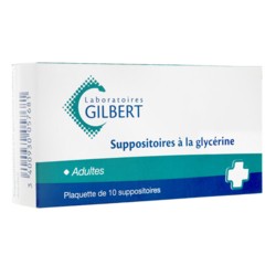 Suppositoires Glycerine Gilbert Pour Enfant Constipation