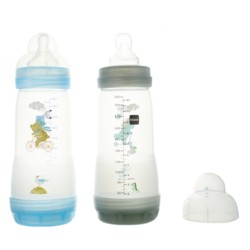 Les biberons Easy Start anti-colique MAM permettent aux bébés d'avoir moins  de ballonnements.