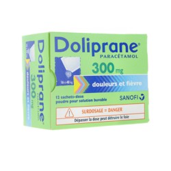 Doliprane 100 Mg Paracetamol 12 Sachets Poudre Douleur Du Nourrisson