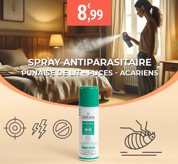 Pranarôm Allergoforce Spray Anti-Acariens, Punaises, Tiques 150 ml pas cher